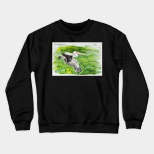 Gliding Pelican Crewneck Sweatshirt